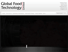 Tablet Screenshot of globalfoodtechnology.com